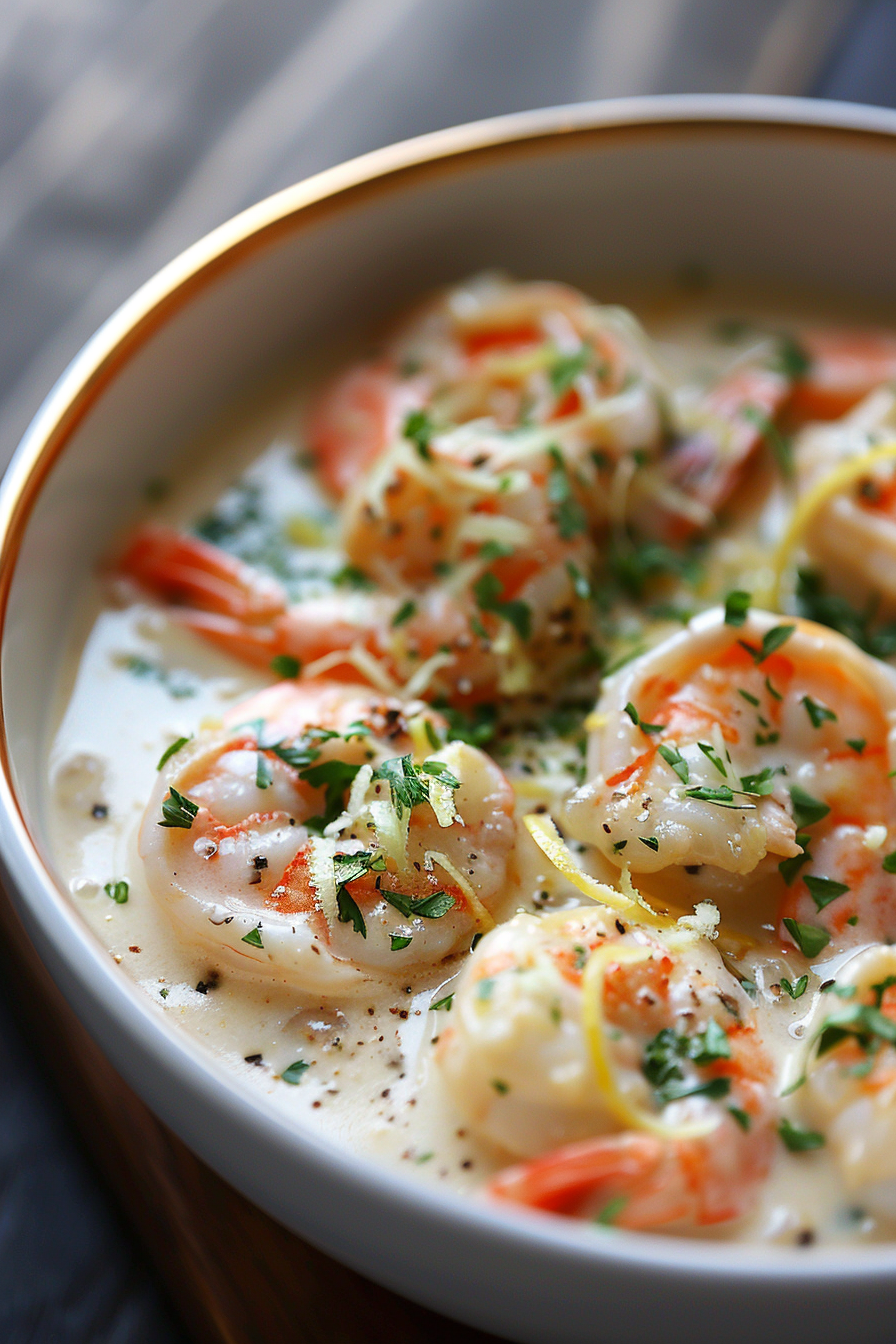 Cooking Keto Shrimp Scampi