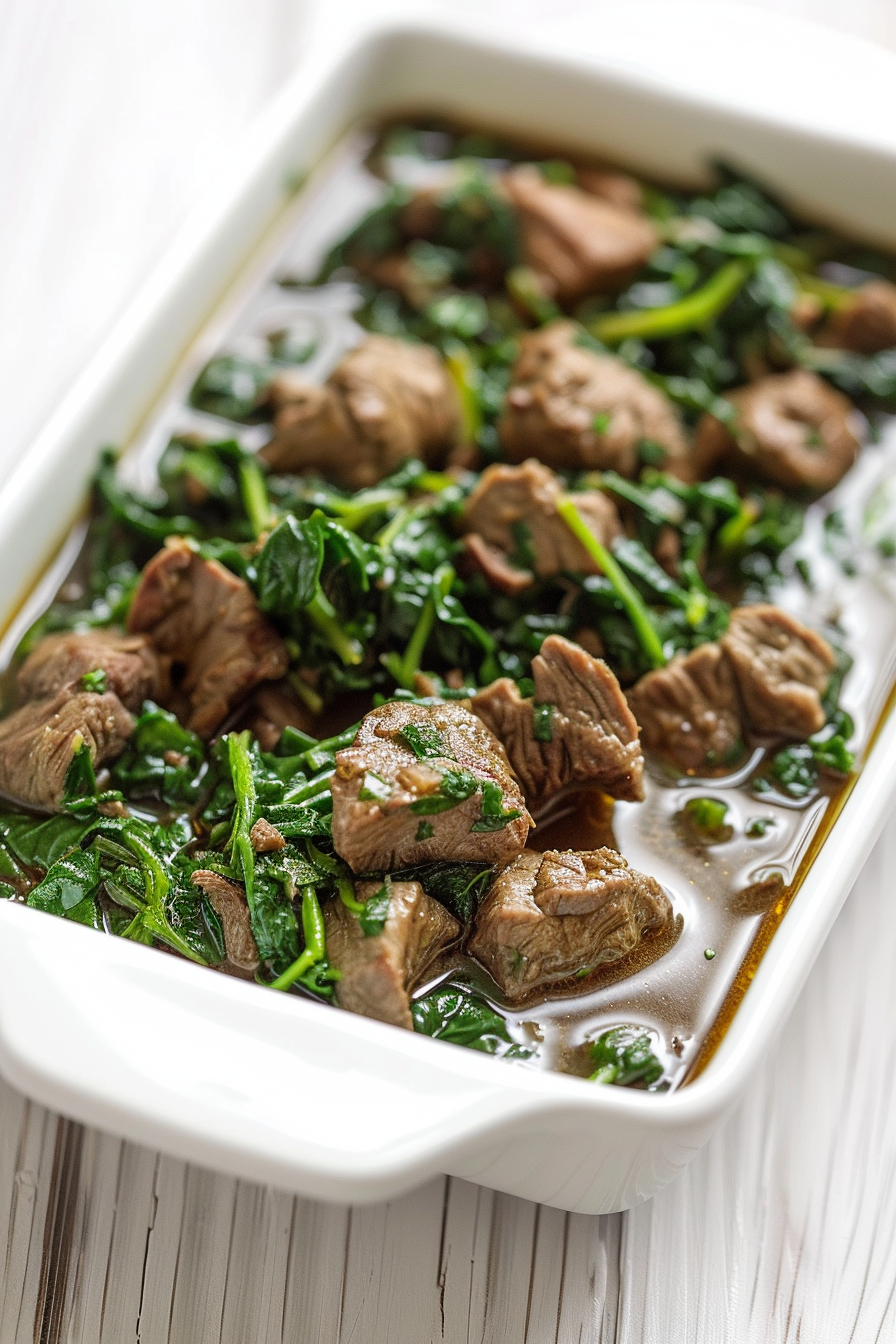Instant Pot Keto Lamb and Spinach Stew