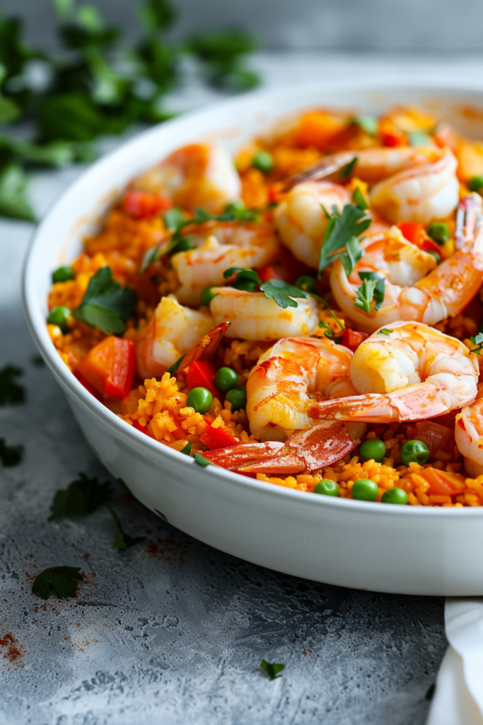 Instant Pot Keto Seafood Paella (using cauliflower rice)_001