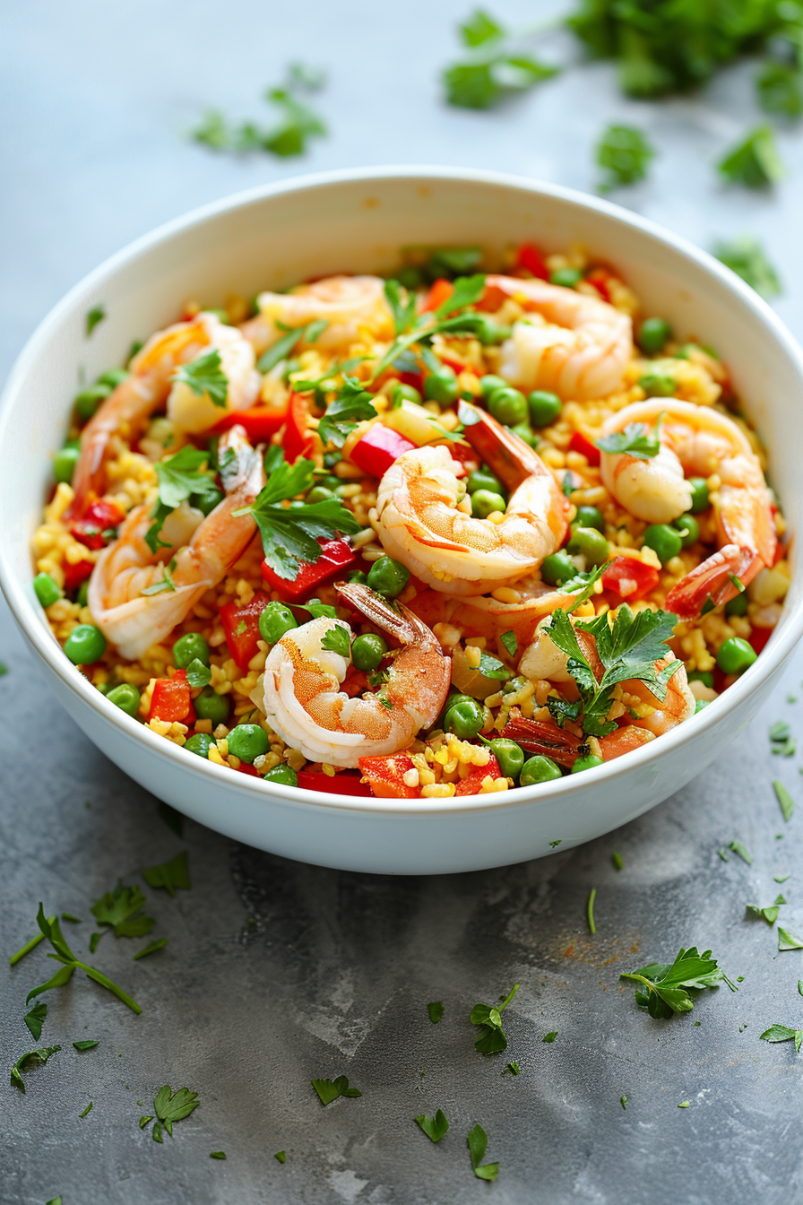 Instant Pot Keto Seafood Paella