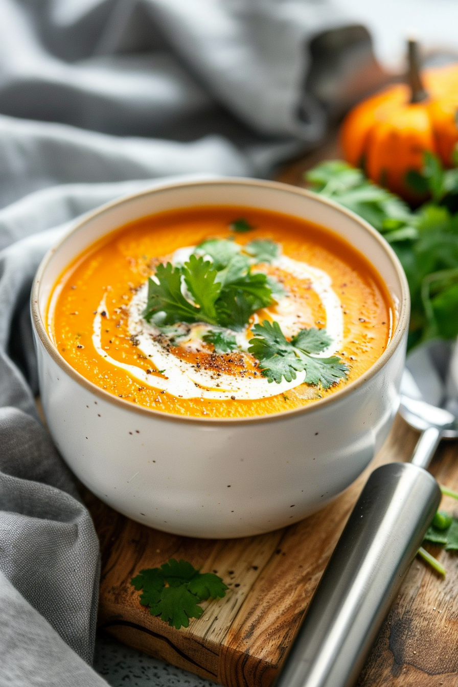 Ingredients for Keto Pumpkin Soup
