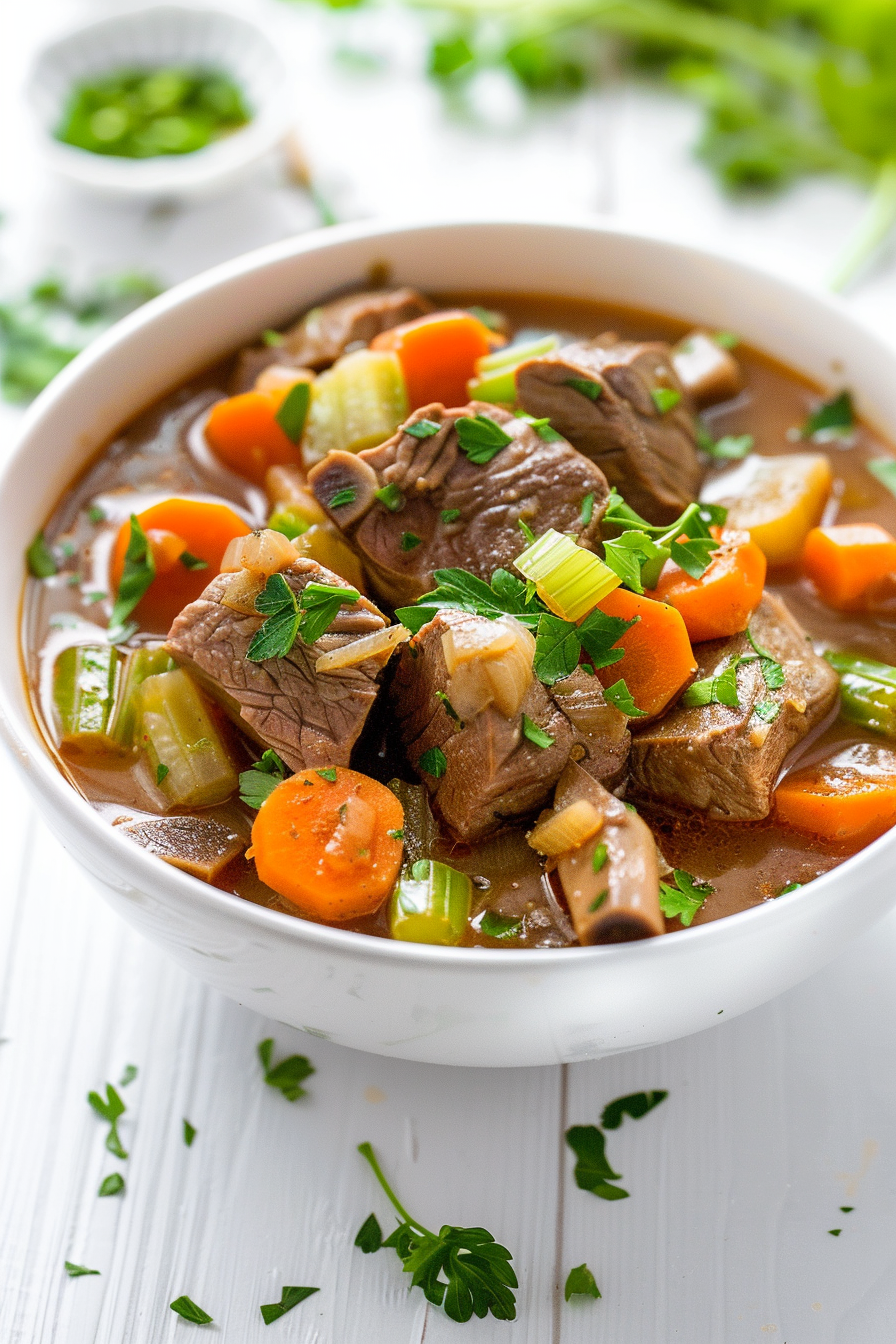 Finished Instant Pot Keto Venison Stew
