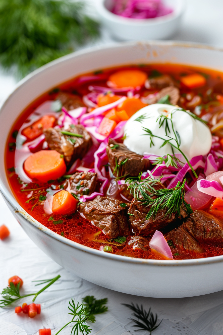 Cooking Keto Borscht