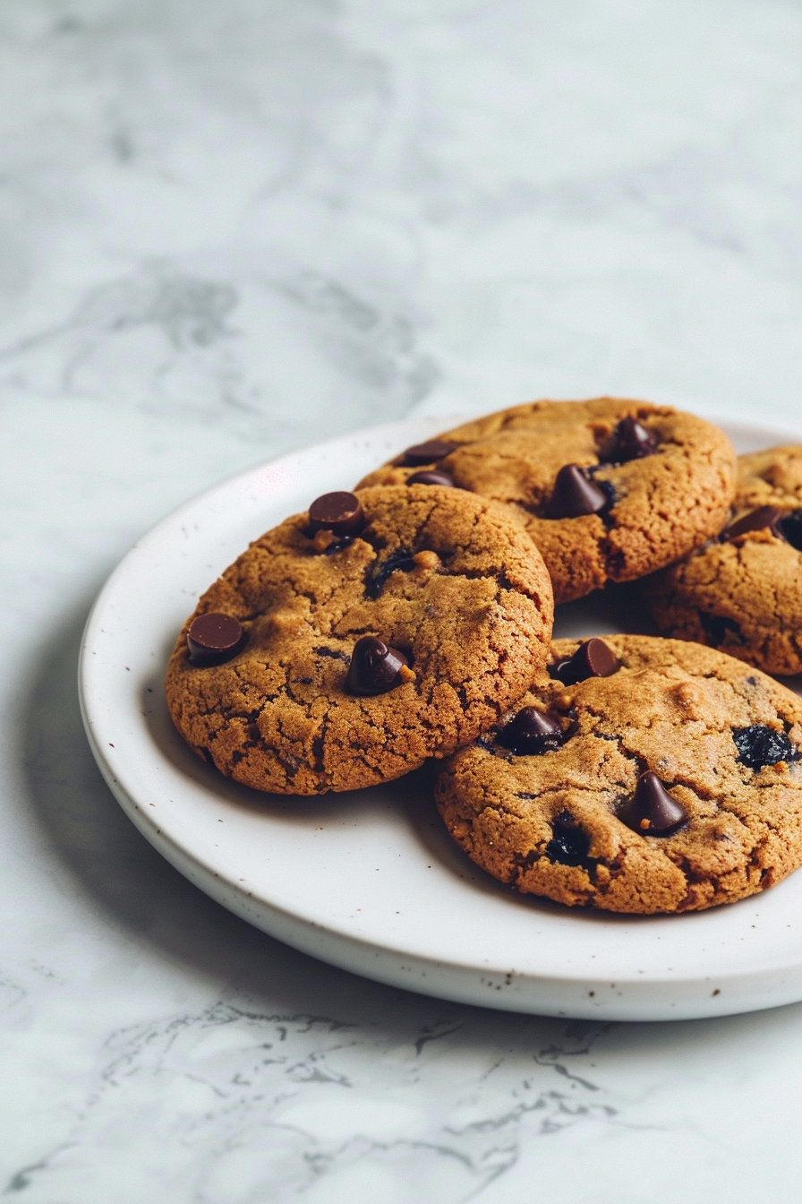 Keto Blueberry Chocolate Chip Cookies Baking