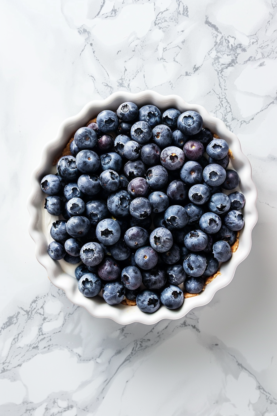 Keto Blueberry Mascarpone Tart