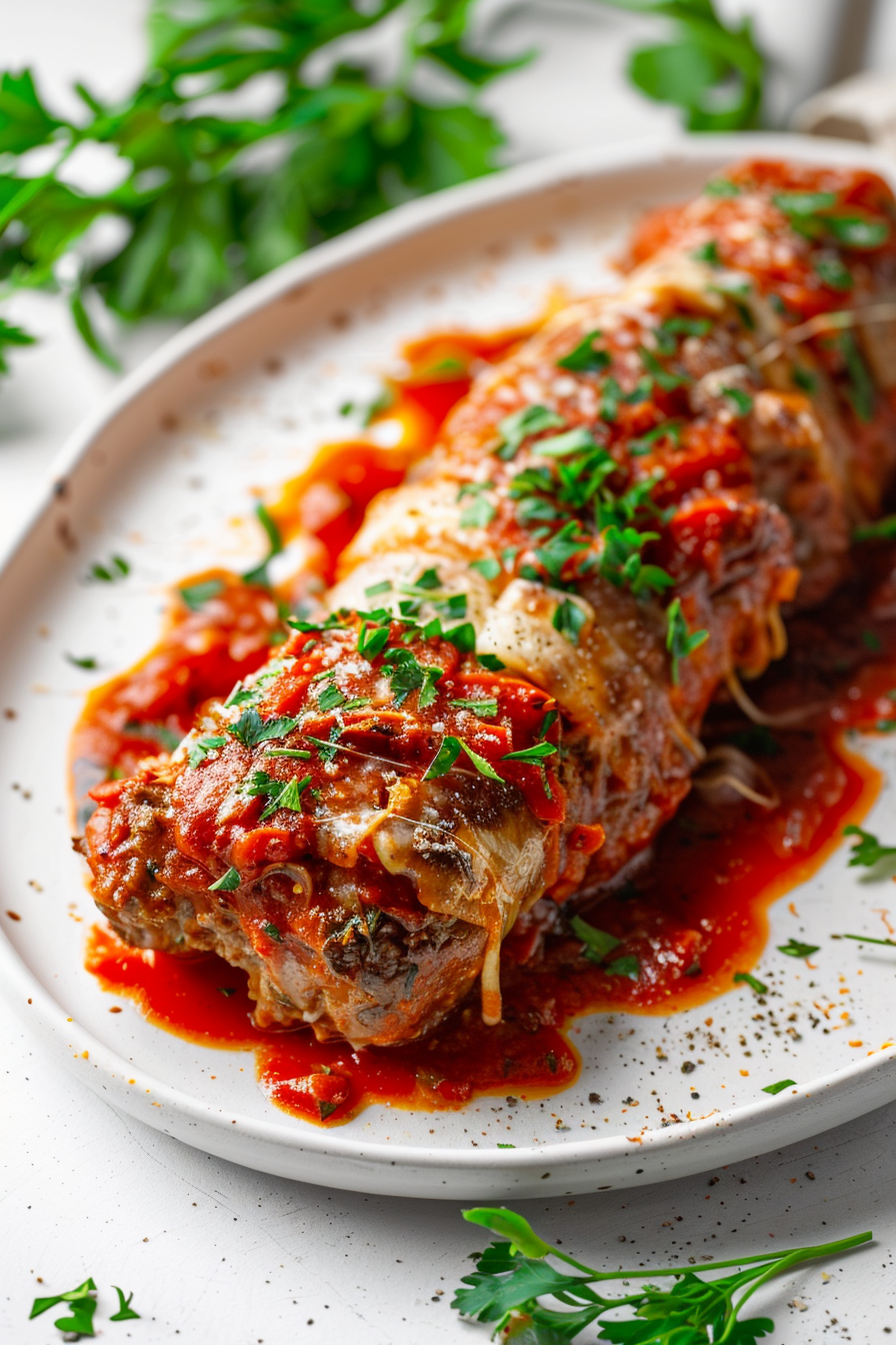 Keto Braciole Final Dish