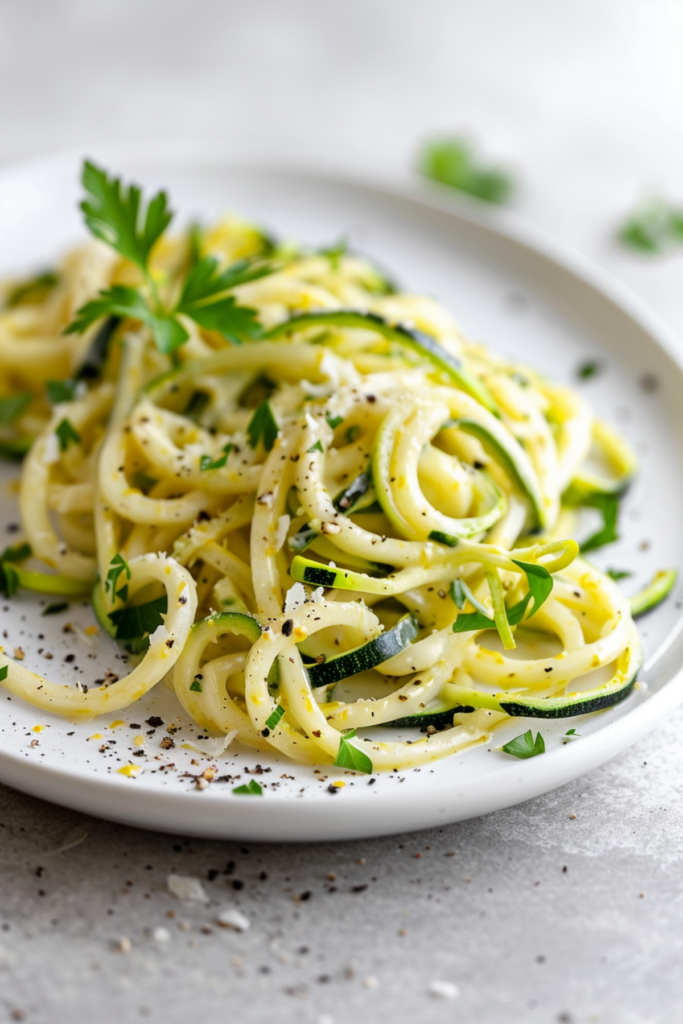 Keto Cacio e Pepe with Zucchini Noodles_001