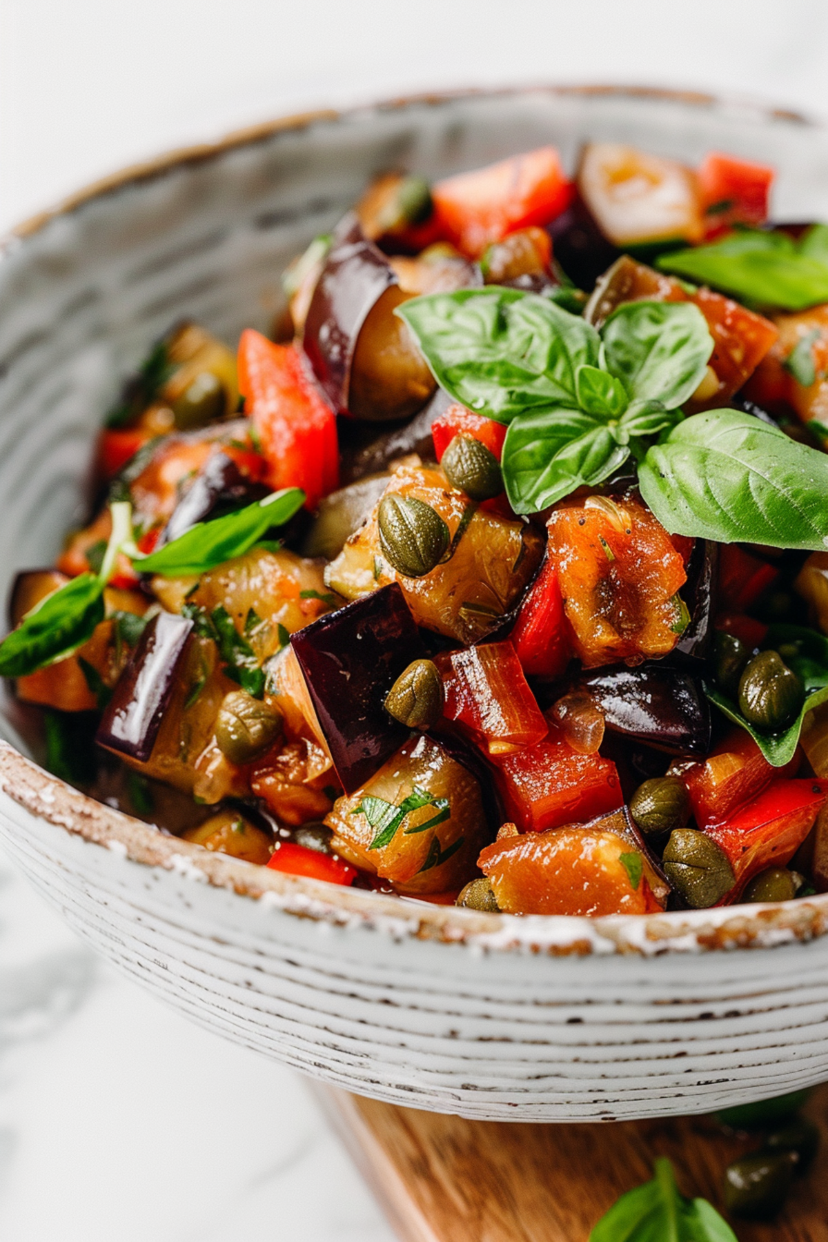 Keto Caponata with Eggplant and Capers_001