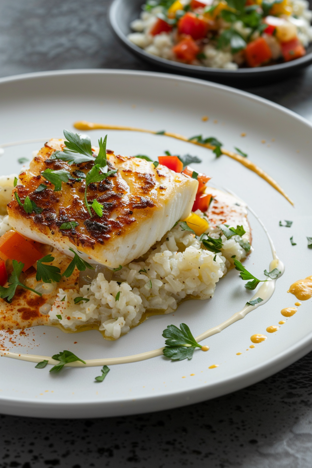 Keto Cod with Creamy Horseradish Sauce_001