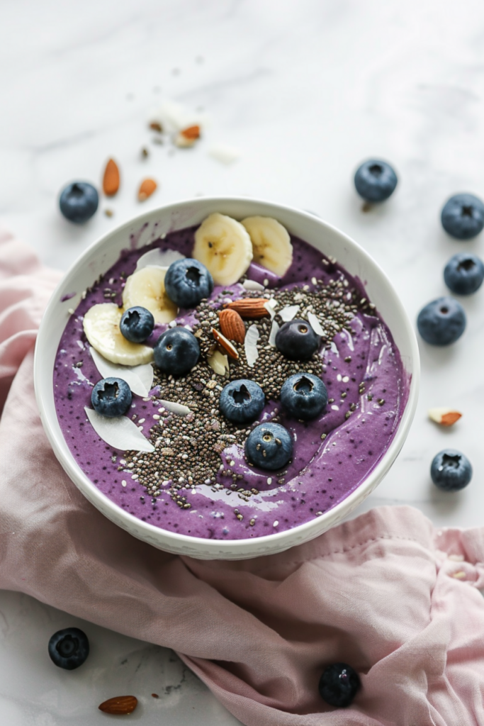 Keto Creamy Blueberry Smoothie Bowl_001