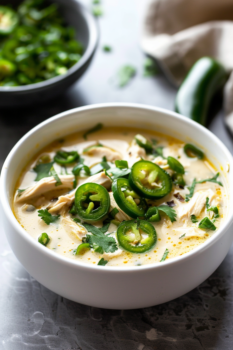 Keto Creamy Jalapeño Popper Chicken Soup Cooking