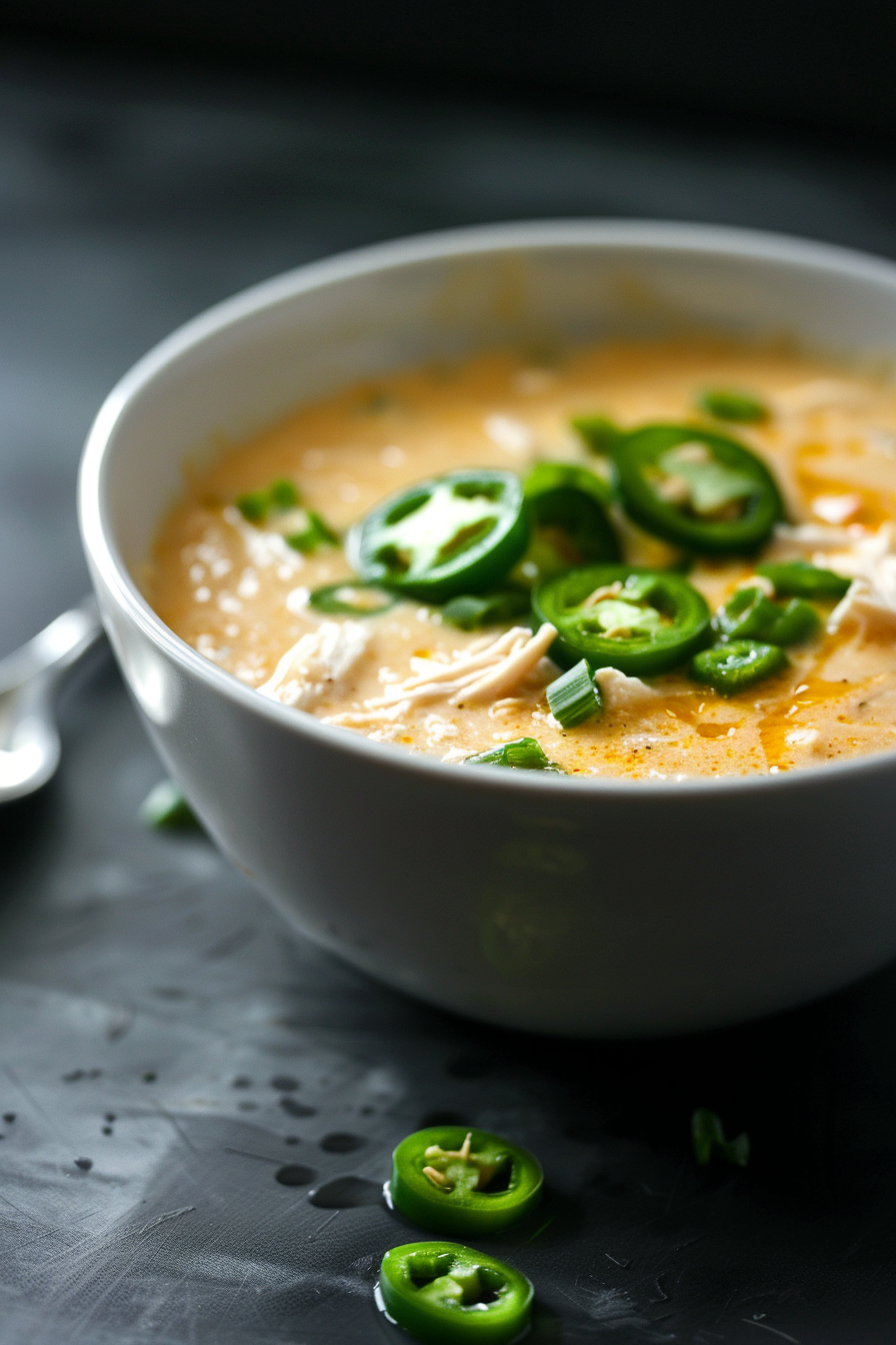 Ingredients for Keto Creamy Jalapeño Popper Chicken Soup
