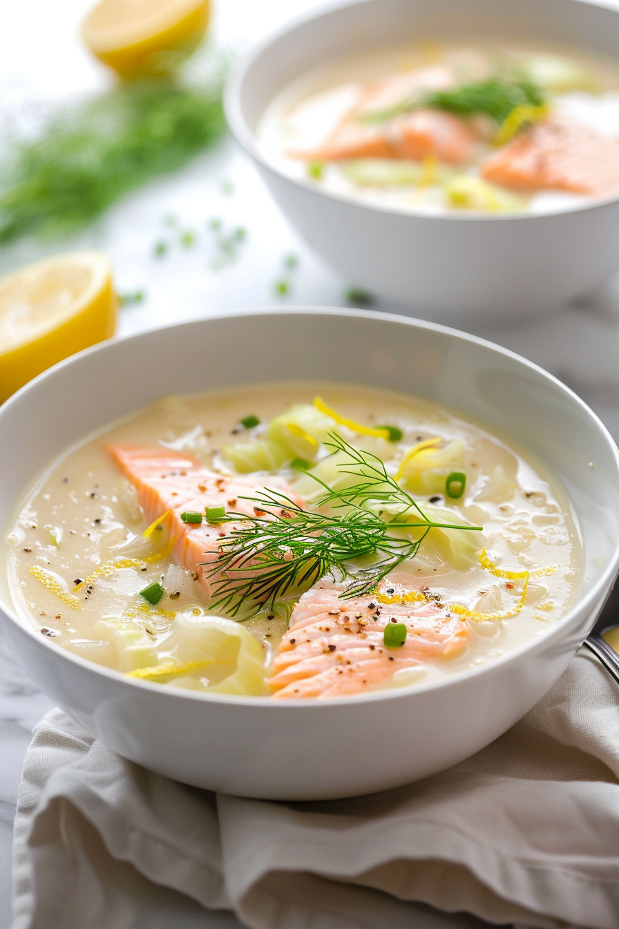 Creamy Keto Soup Preparation