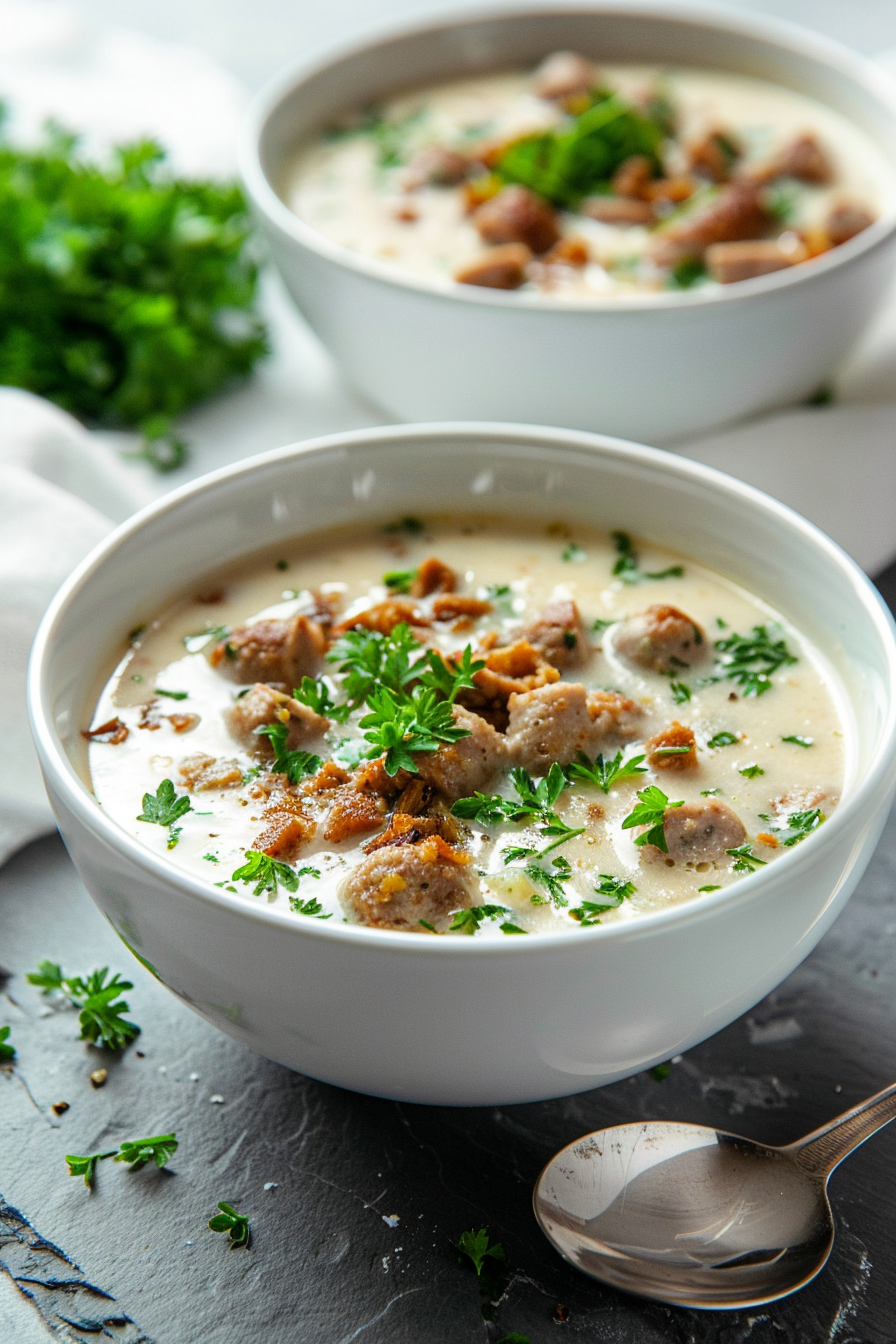 Keto Fennel and Sausage Soup