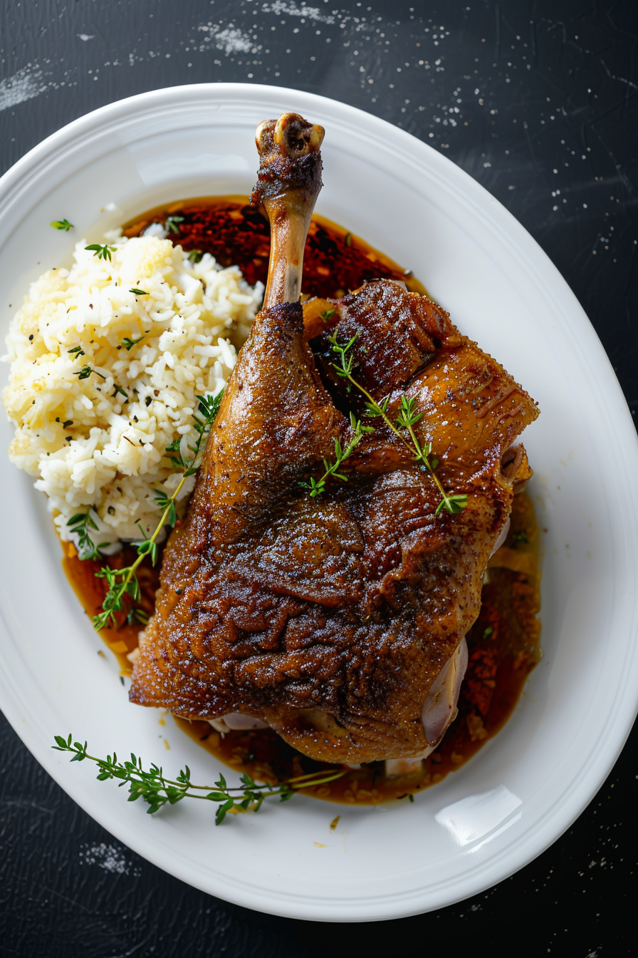 Keto Instant Pot Duck Confit Ready to Serve