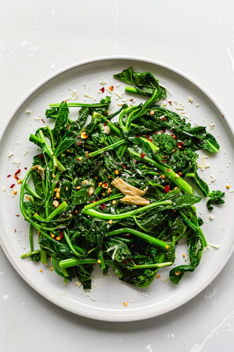 Keto Italian Anchovy and Broccoli Rabe Saute_001