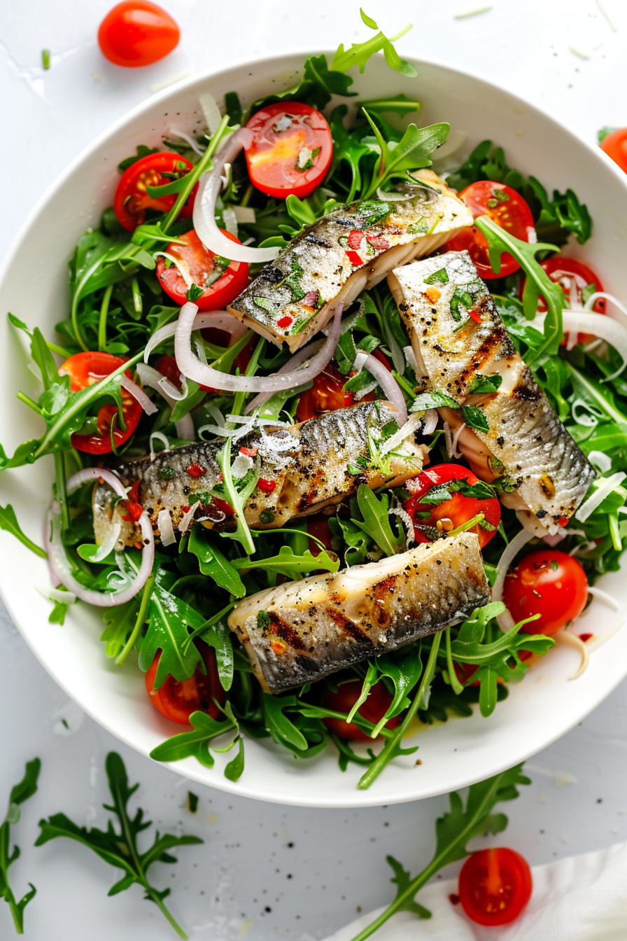 Keto Italian Sardine Salad Ready to Serve