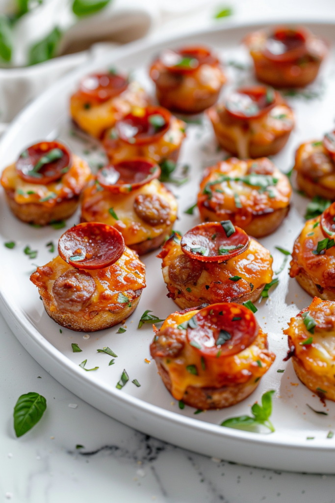 Mouthwatering Keto Italian Sausage and Pepperoni Pizza Bites Recipe for