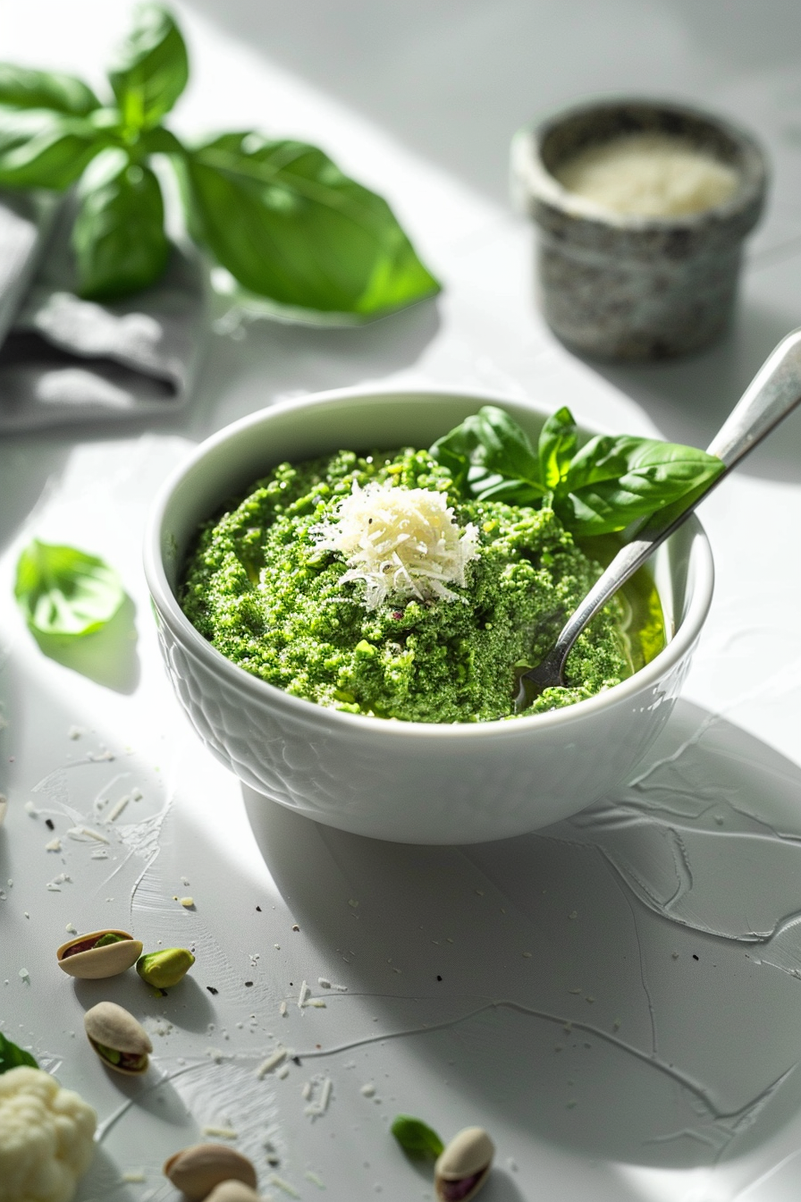 Keto Pistachio and Herb Pesto
