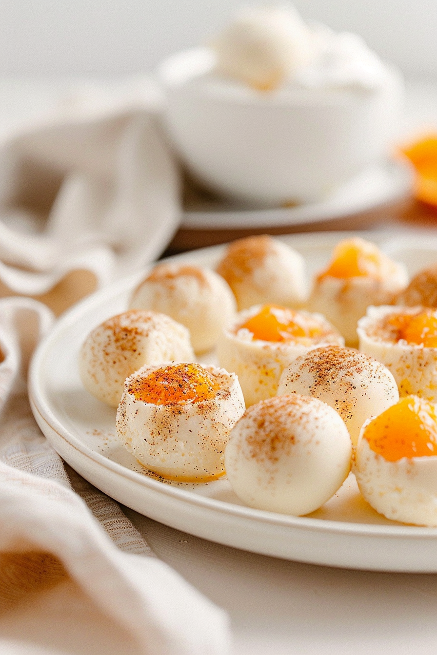 Ingredients for Keto Pumpkin Spice Cream Cheese Fat Bombs