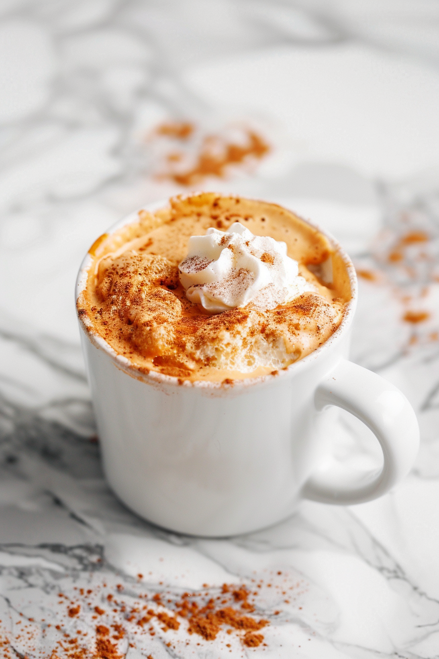 Keto Pumpkin Spice Latte Mug Cake Cooking