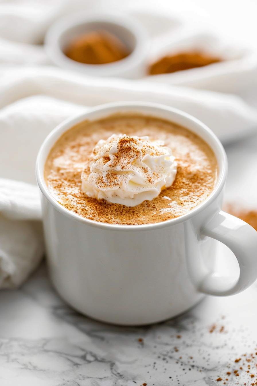 Ingredients for Keto Pumpkin Spice Latte Mug Cake