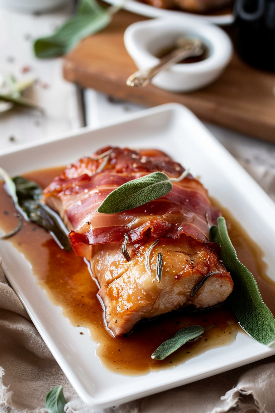 Keto Saltimbocca Preparation