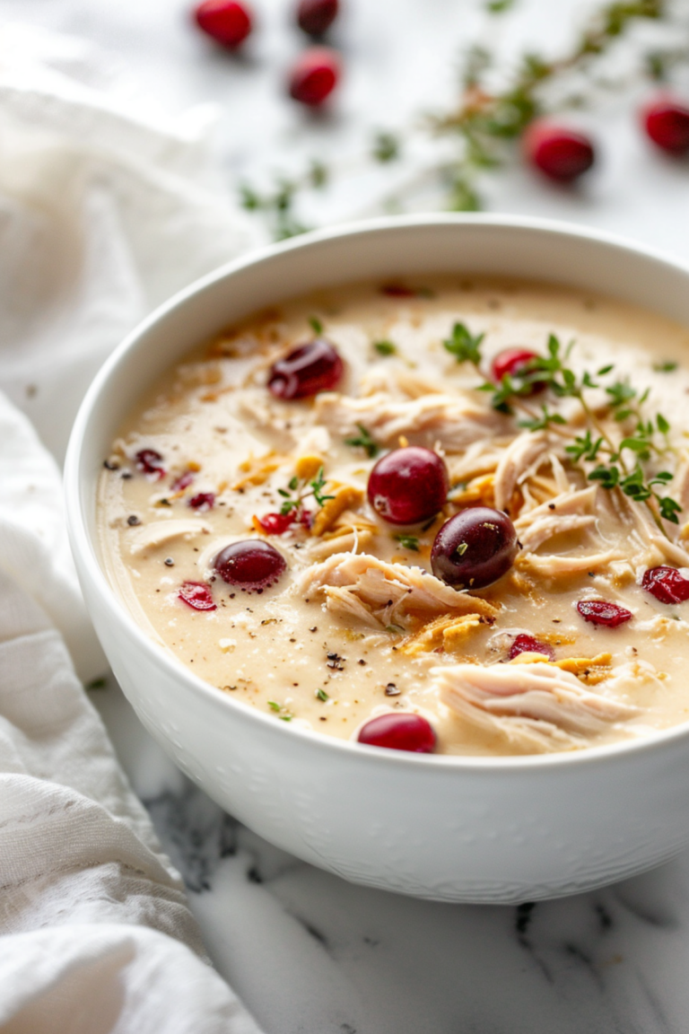 Keto Turkey and Cranberry Soup_001