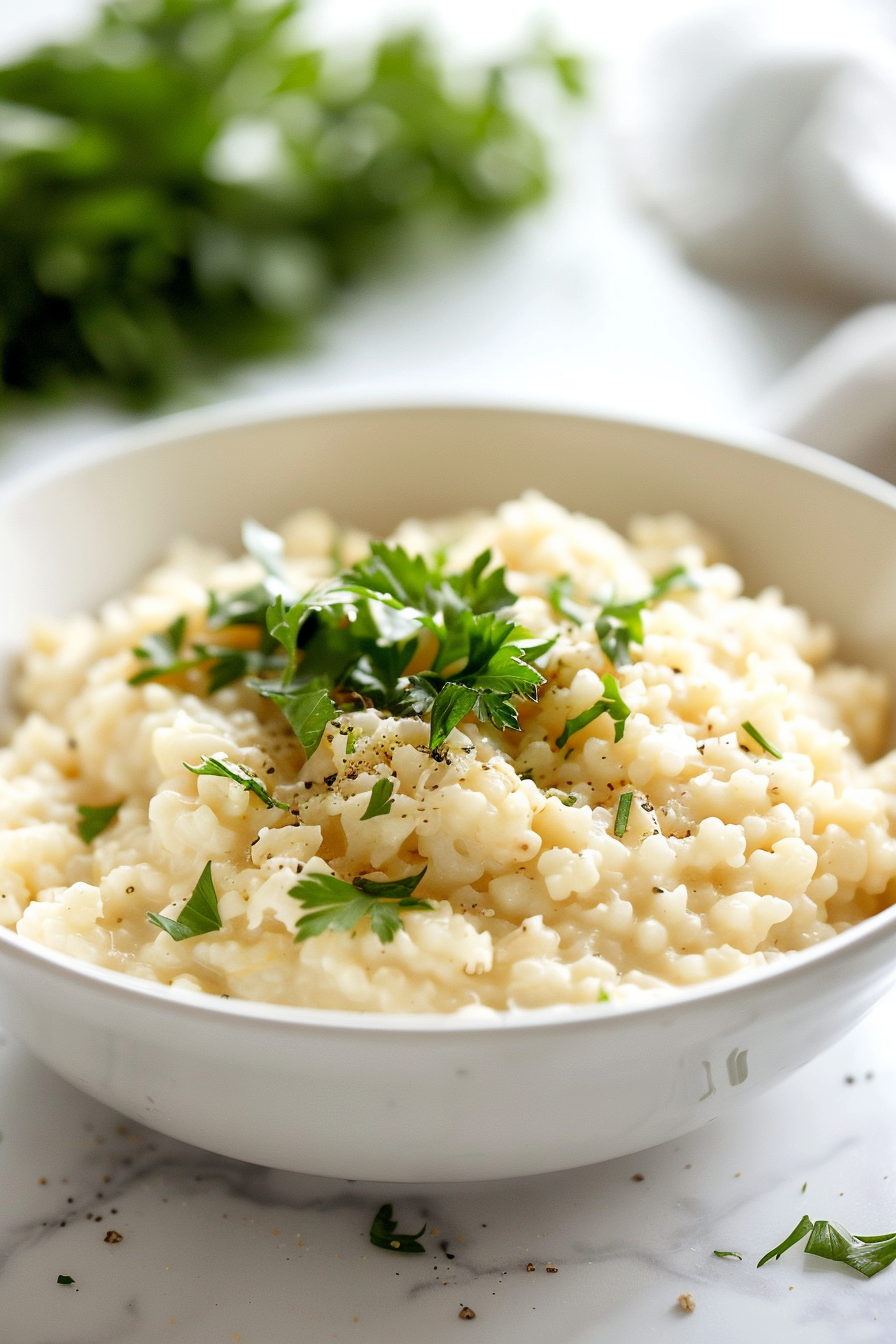 Keto Venetian Cauliflower Risotto