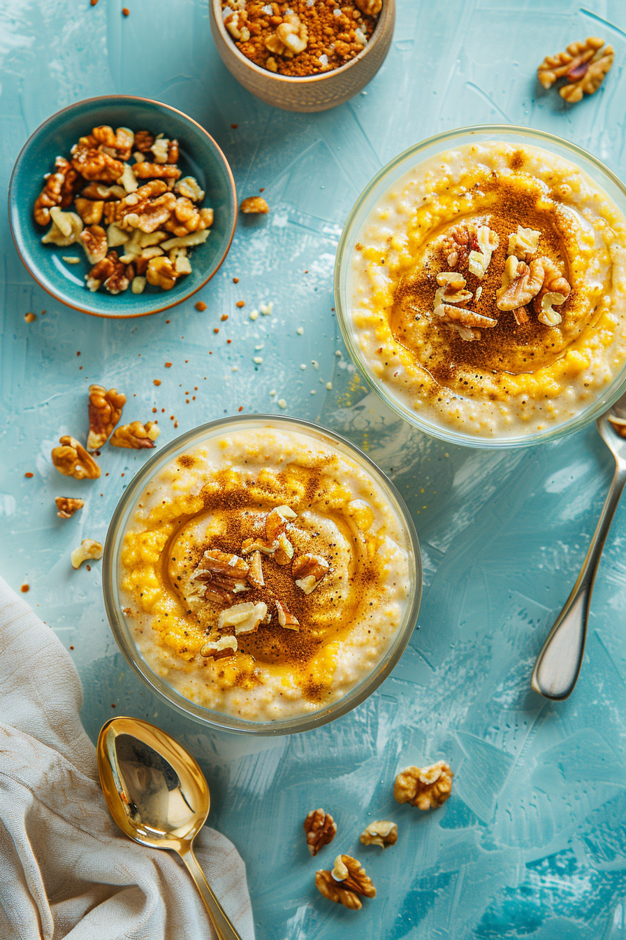 Roasted Pumpkin and Walnut Keto Porridge