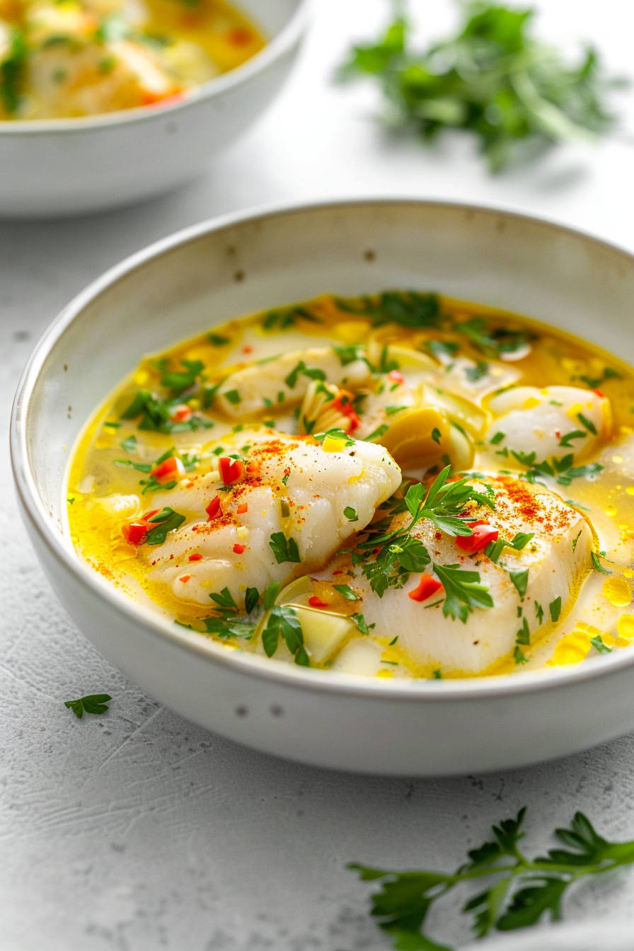 Saffron Infused Keto Cod Stew