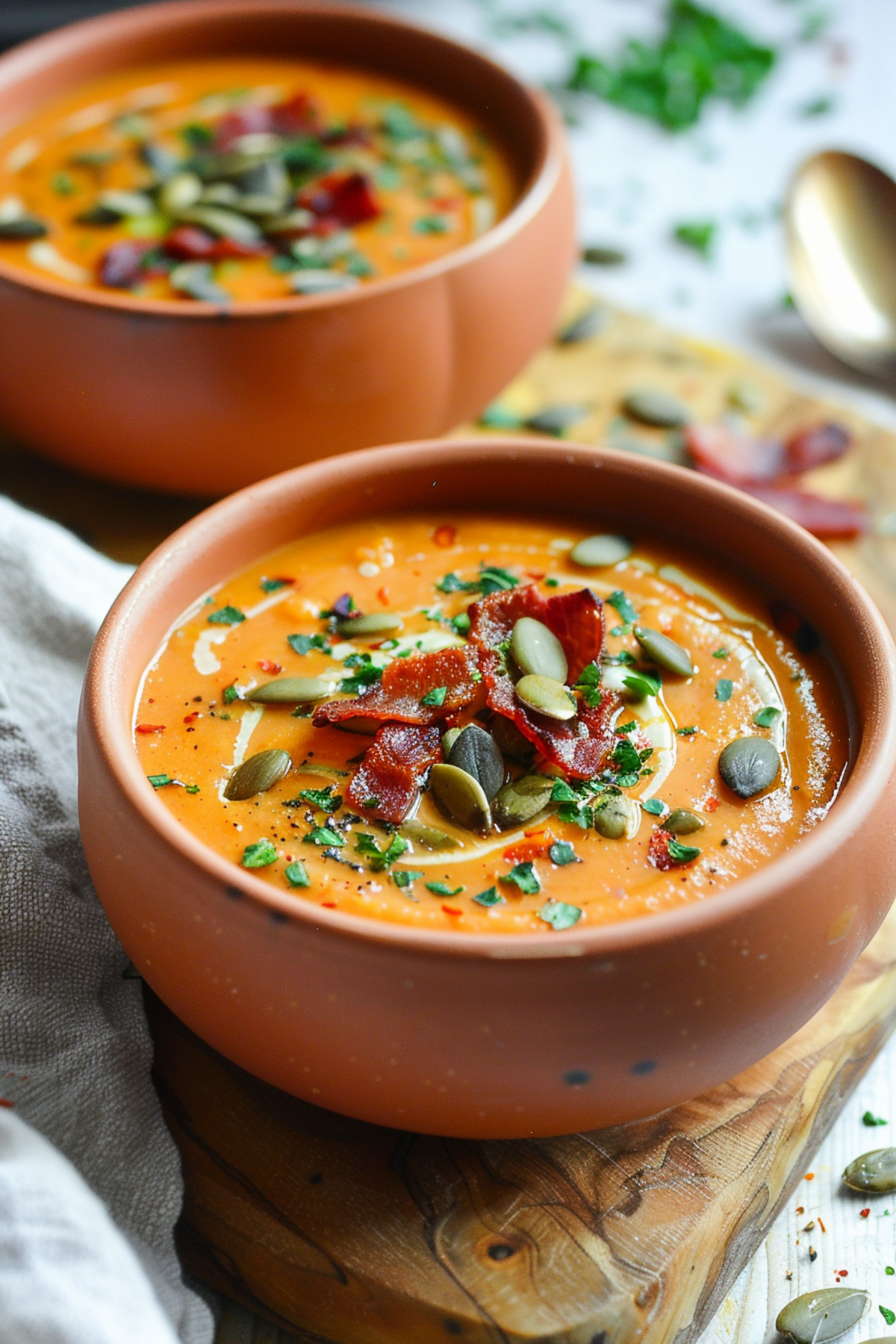 Savory Keto Pumpkin and Bacon Soup_001