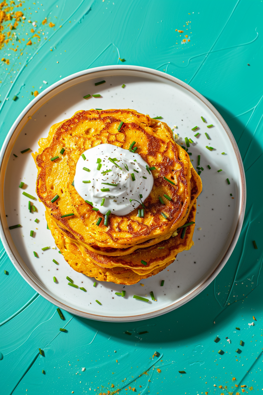 Savory Keto Pumpkin Pancakes