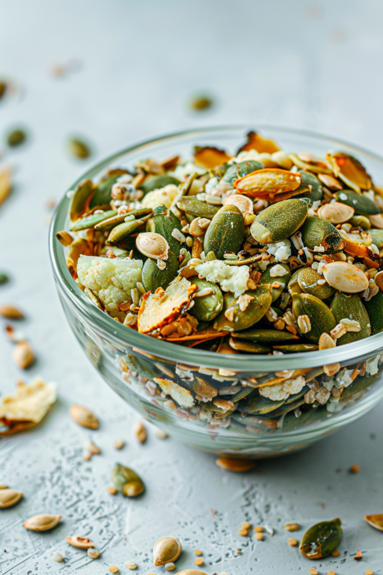 Spiced Keto Pumpkin Seed Brittle_001