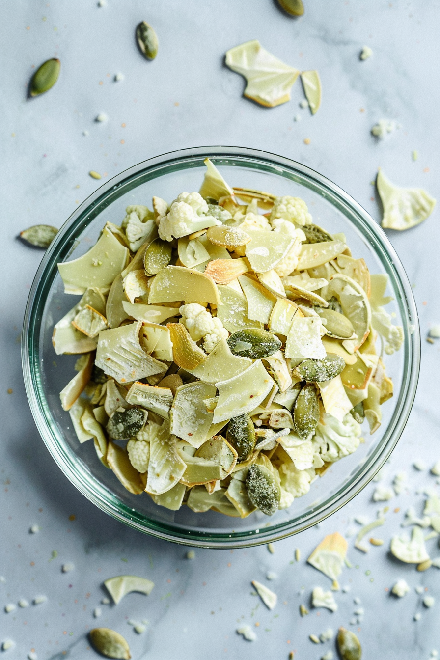 Spiced Keto Pumpkin Seed Brittle