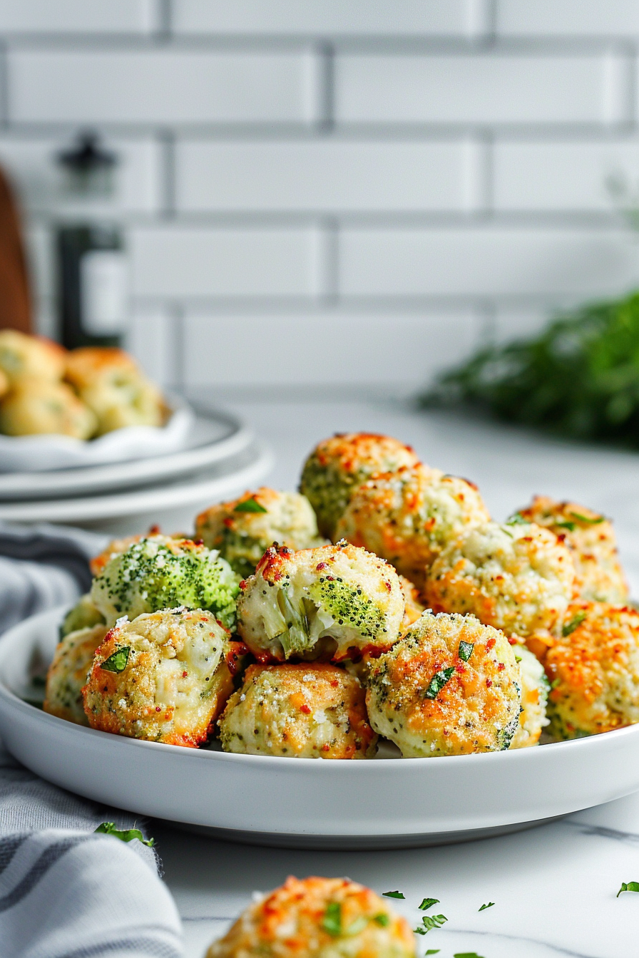 Cheesy Keto Broccoli Bites with Jalapeño