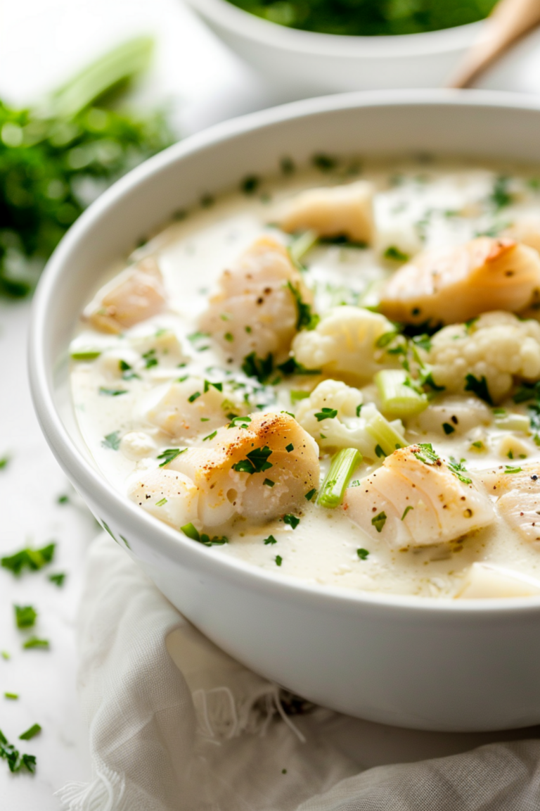 Creamy Keto Seabass Chowder_001