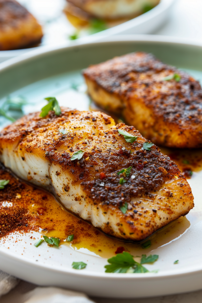 Keto Blackened Chilean Seabass with Cajun Spices_001