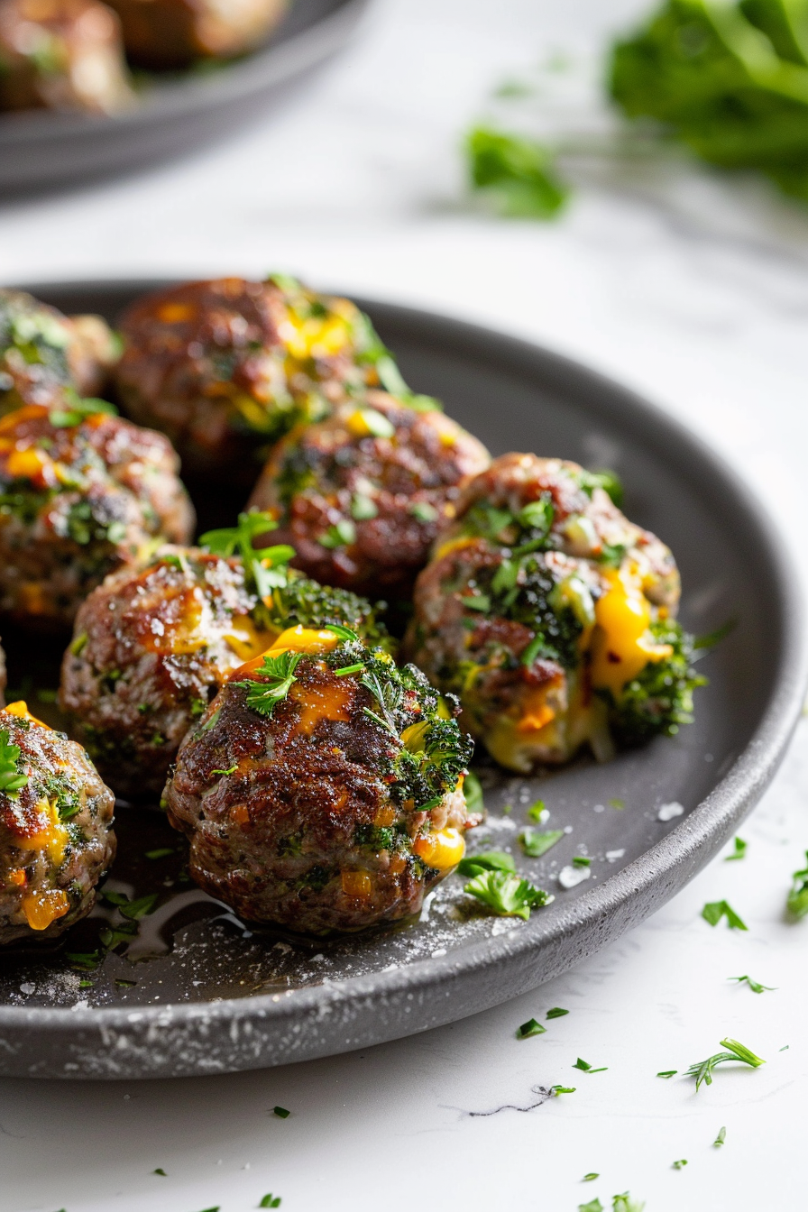 Keto Meatballs Ready to Bake