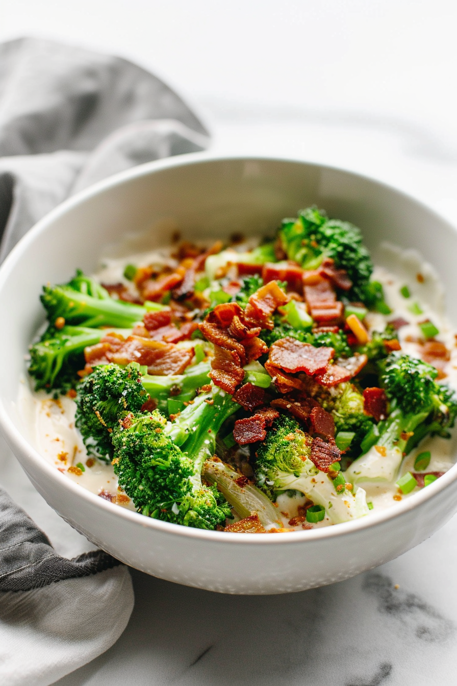 Keto Broccoli Carbonara