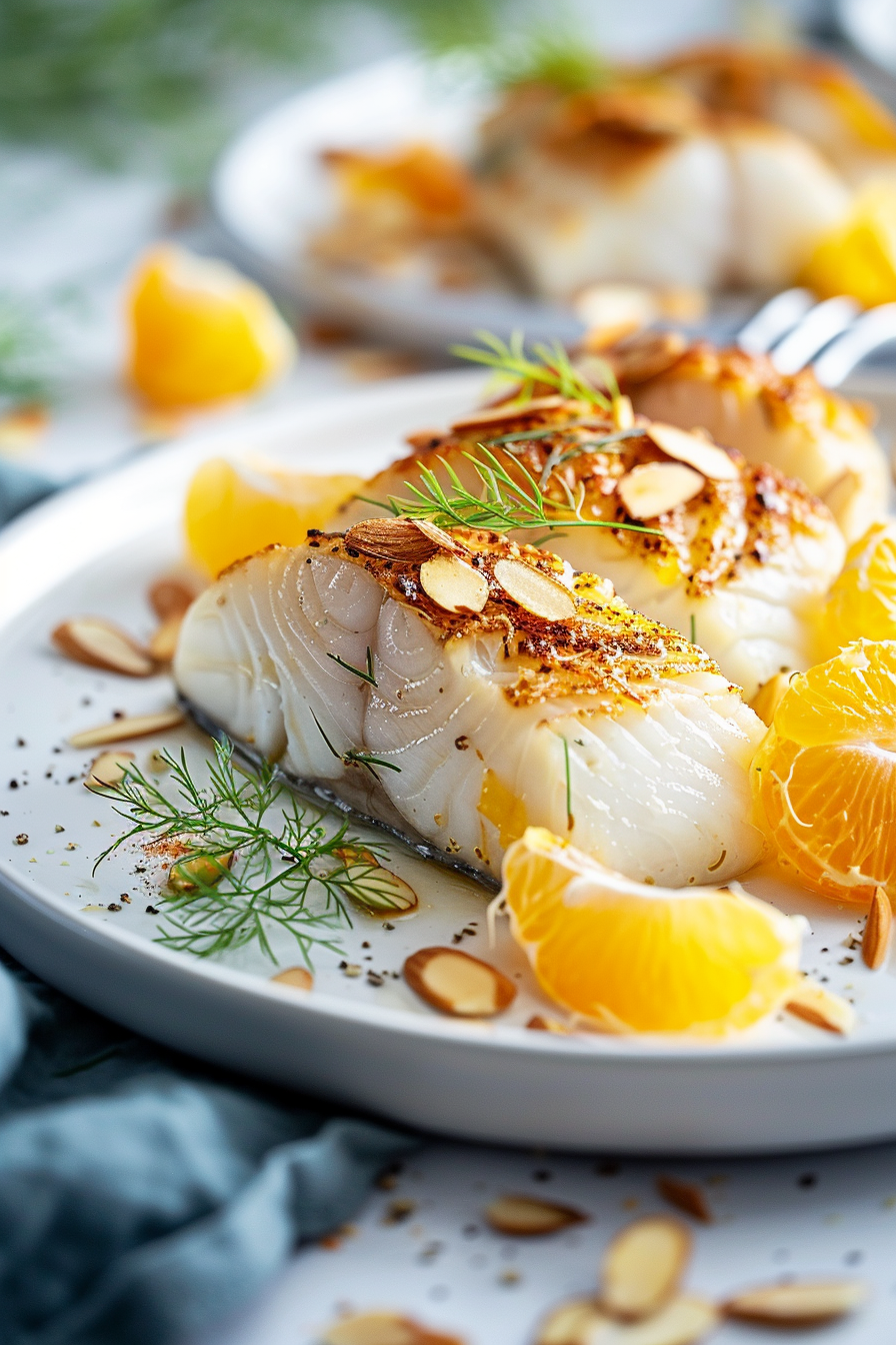 Keto Chilean Seabass and Salad Ready to Serve