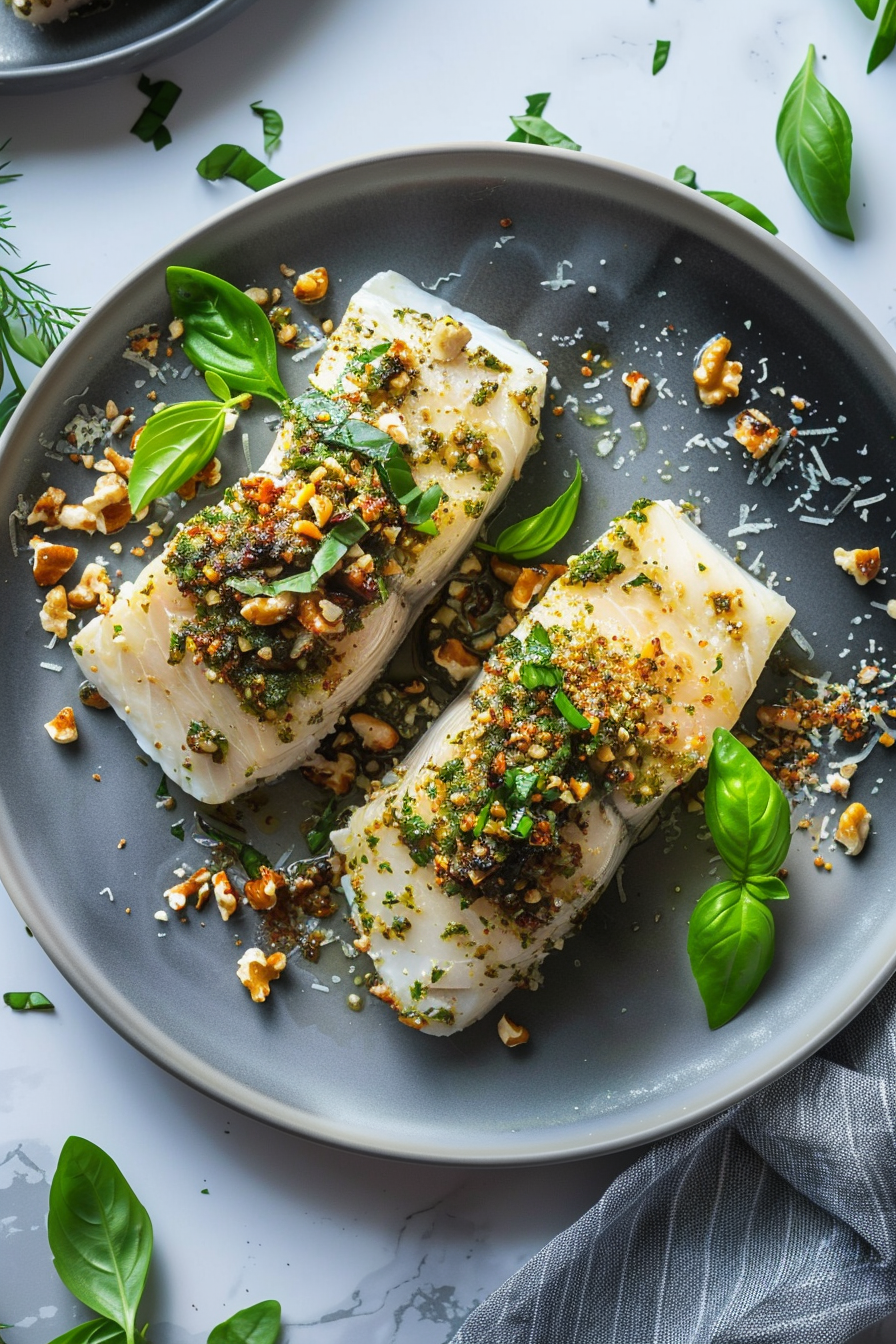 Keto Chilean Seabass Ready to Serve