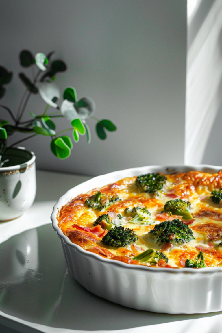 Keto Creamy Broccoli and Bacon Bake_001