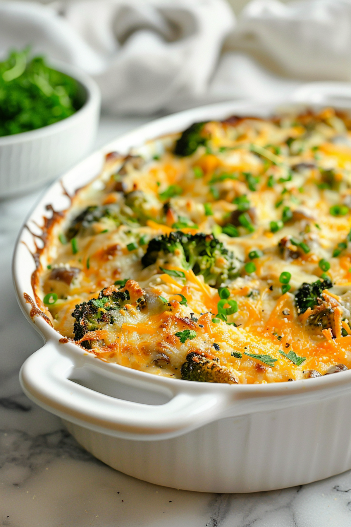 Keto Creamy Broccoli and Mushroom Casserole_001