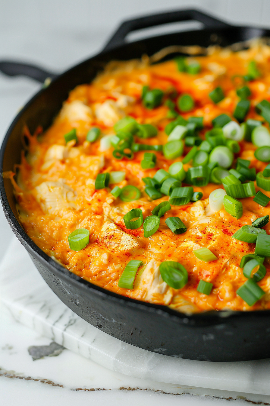 Ingredients for Keto Dutch Oven Buffalo Chicken Dip