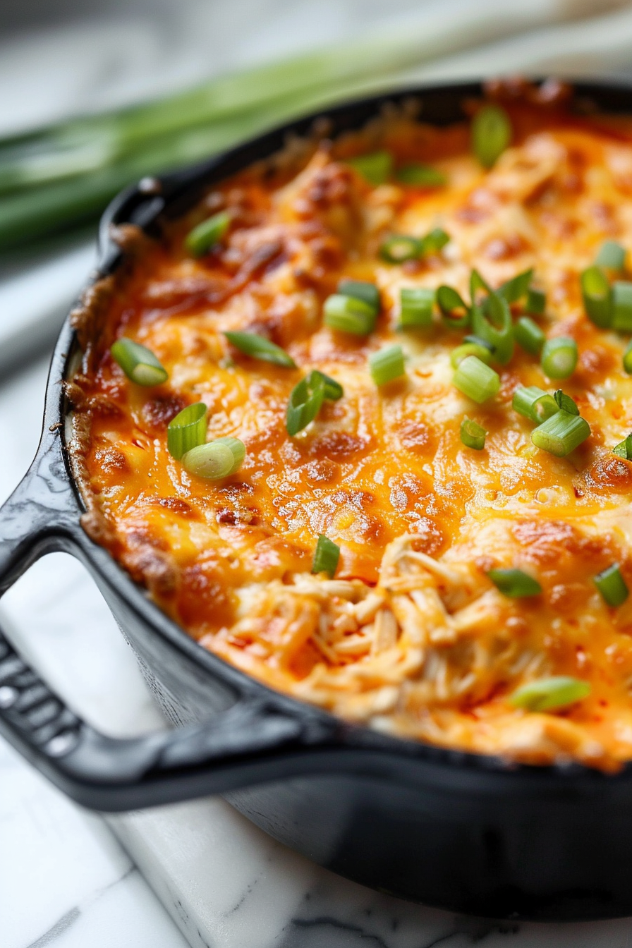 Keto Dutch Oven Buffalo Chicken Dip