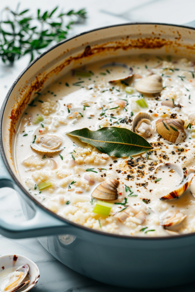 Keto Dutch Oven Clam Chowder_001