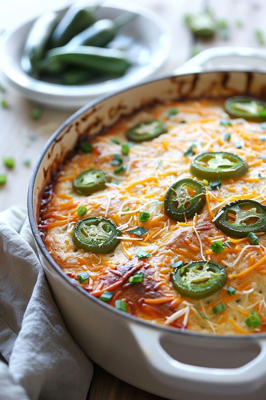 Keto Dutch Oven Jalapeño Cheddar Bread