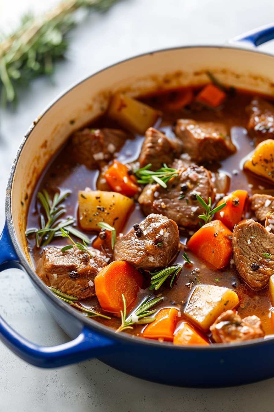 Ingredients for Keto Dutch Oven Lamb Stew