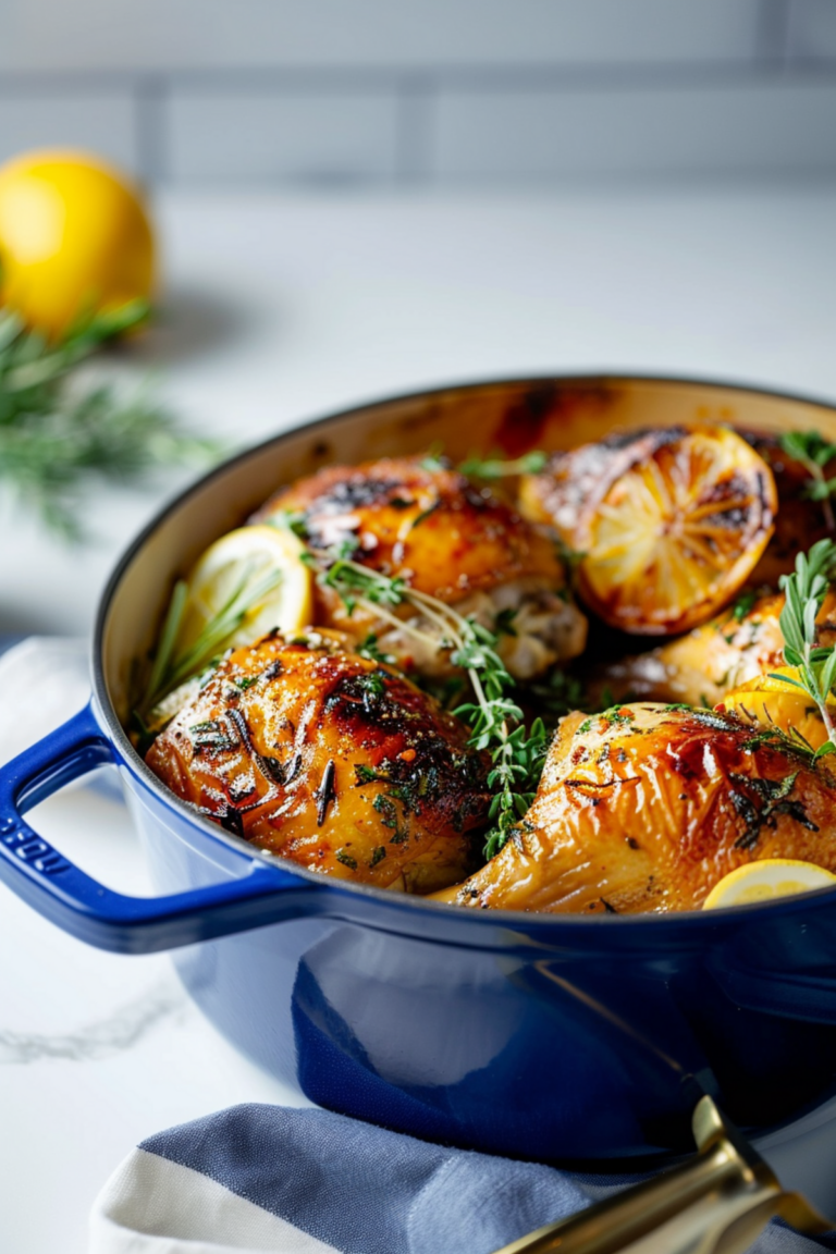 Keto Dutch Oven Lemon Herb Roasted Chicken_001